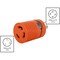 Ac Works Plug Adapter, L6-30R, L14-30P, L6-30P, L14-30P, 0 ft., Orange ADL1430L630 - alternate 5